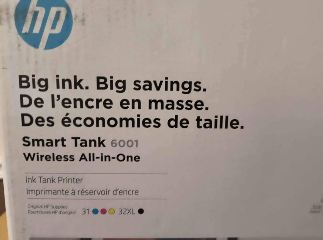HP Smart tank 6001 All in one Printer - photo 2