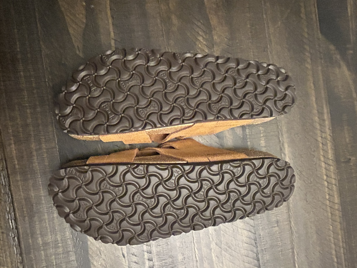 Birkenstock unisex Lugano suede leather mink 42 NEW image indicator(3)