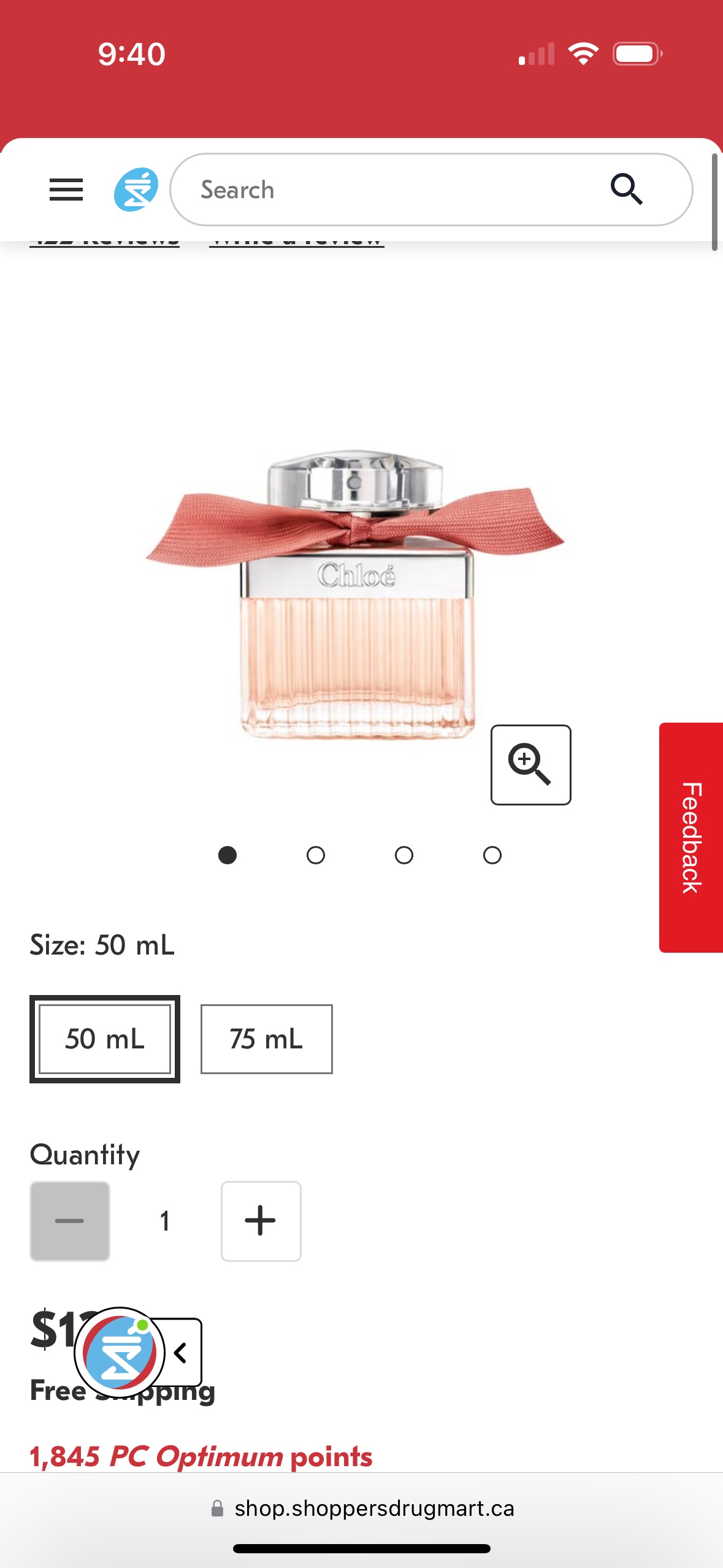 Chloe rose perfume 30ml - photo 2