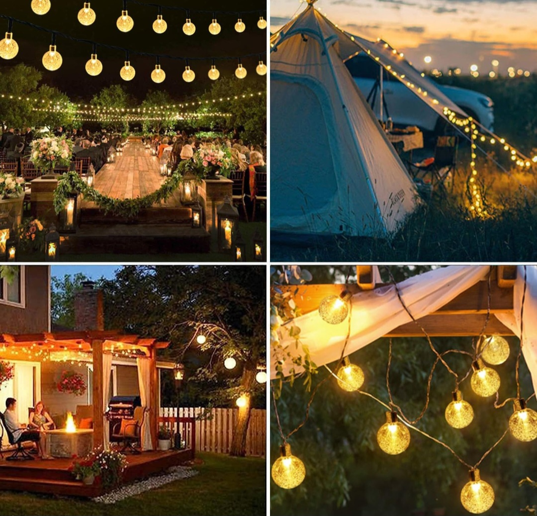 solar outdoor string light good for Gazibo/ patio - photo 5