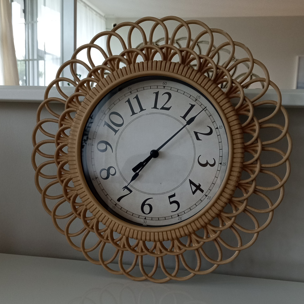 Wall clock boho style