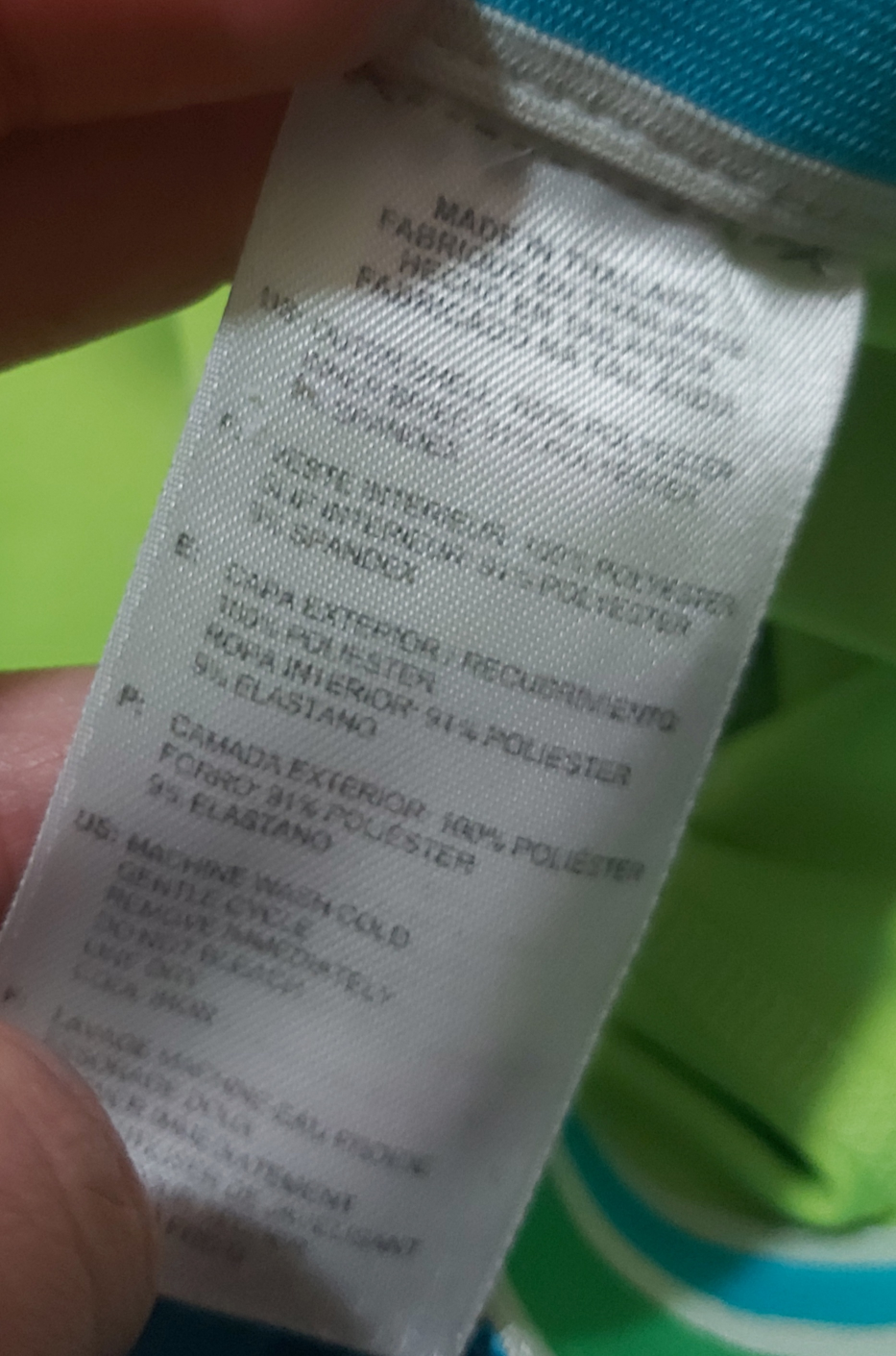 Adidas Blue and Green Running Shorts Size Medium (M) image indicator(7)