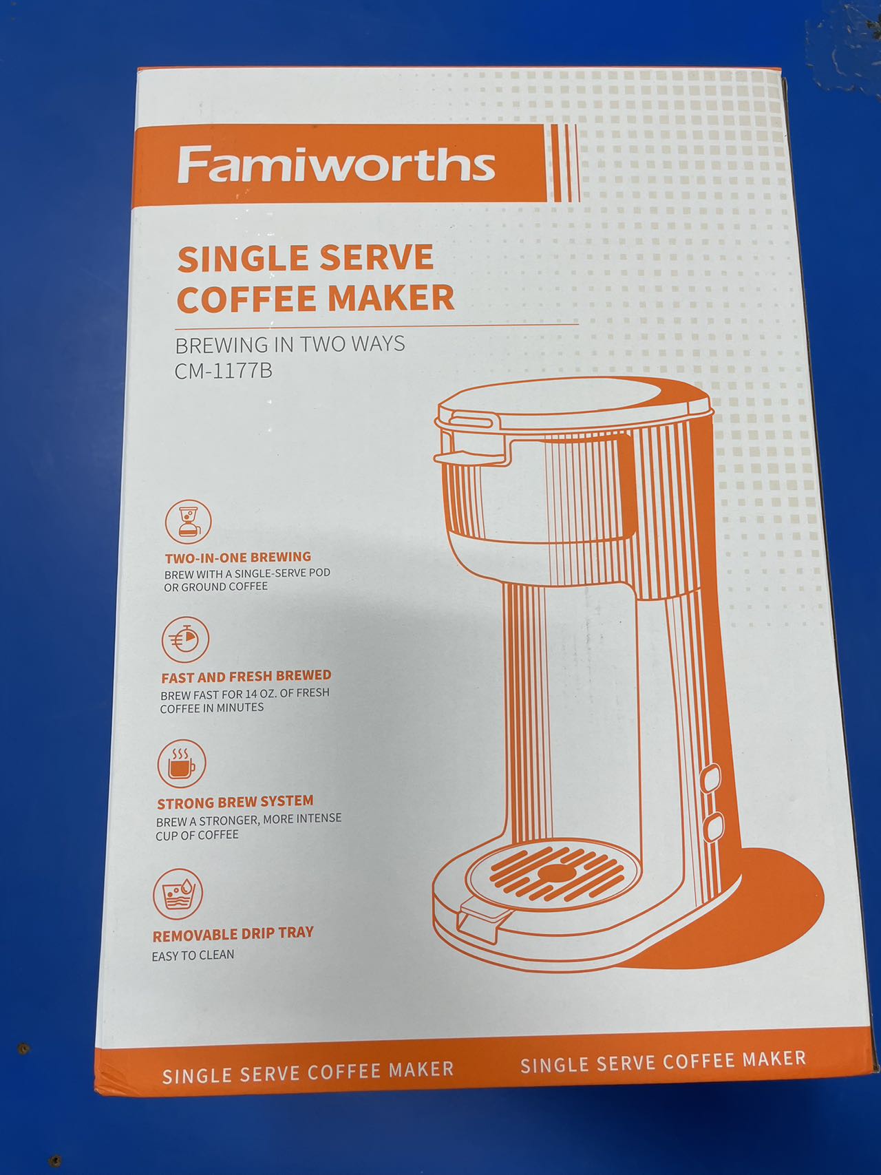 Brand new coffee maker single serve for k cup and ground coffee - photo 3