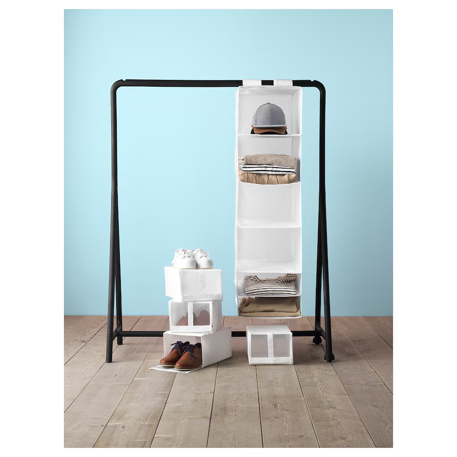 IKEA SKUBB Closet Organizer with 6 compartments, white - photo 3