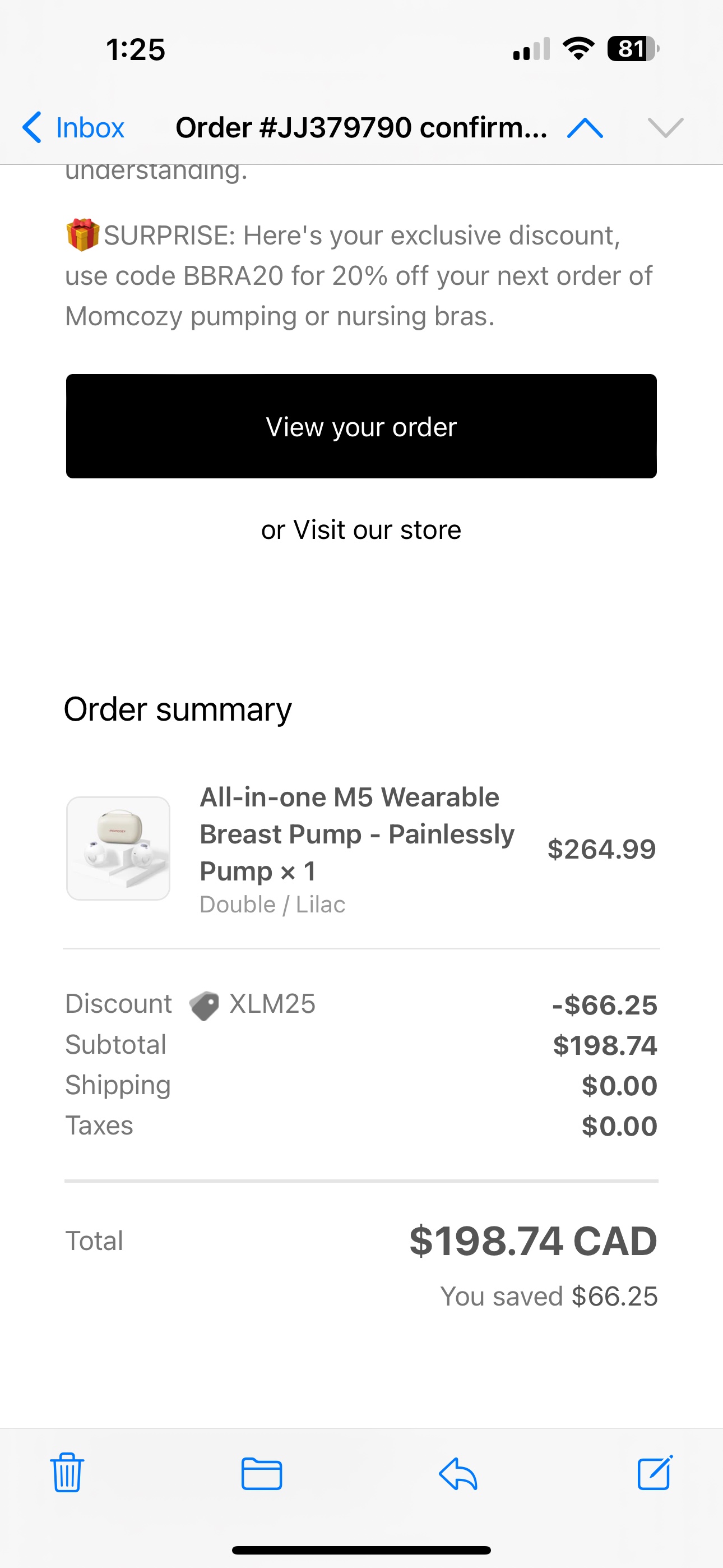 Momcozy m5 breast pump - photo 4