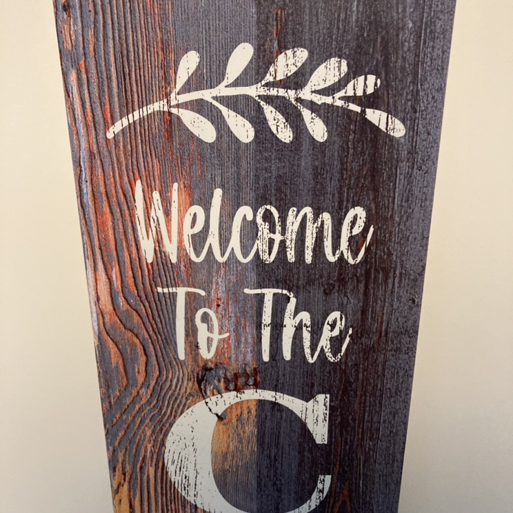 Metalic Welcome Sign (new) - photo 3