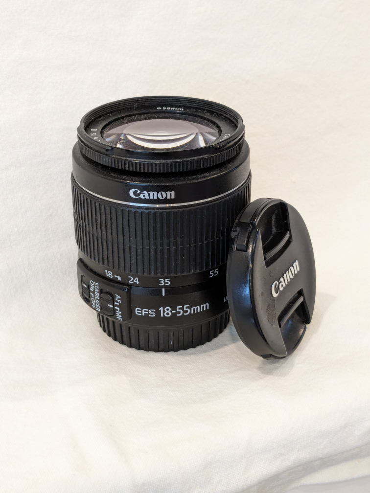 Canon EFS 18-55mm Lens with Image Stabilizer Feature image indicator(8)