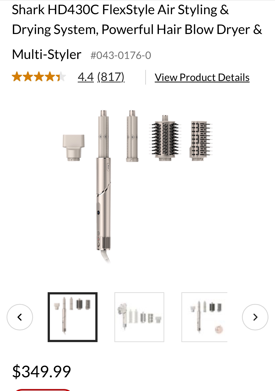 Original SHARK hairstyler in ORIGINAL box. image indicator(2)