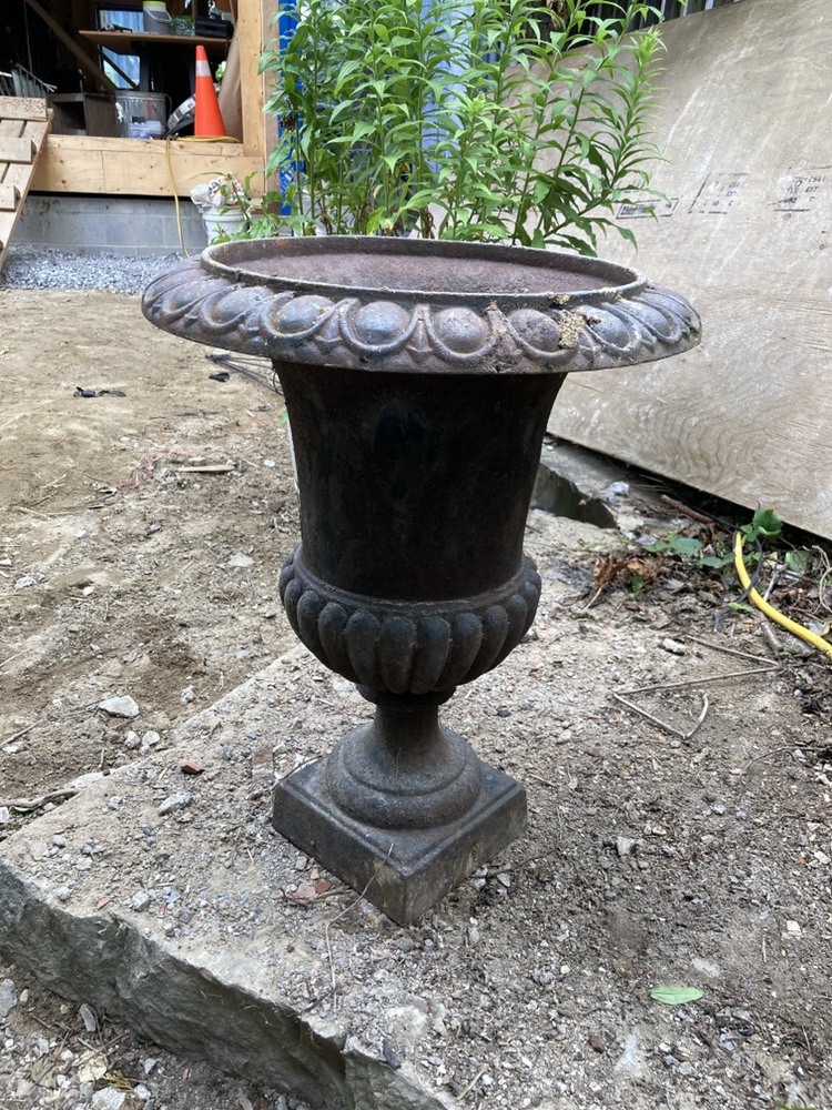 iron flower pot - photo 2
