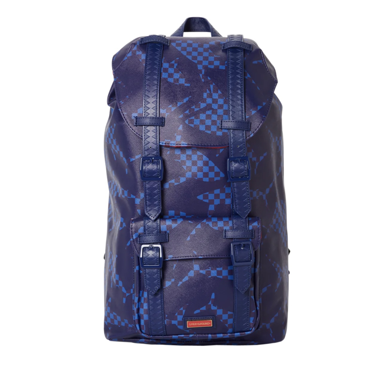 Sprayground Shark Check (Blue) Hills Backpack & Toiletry Bag image indicator(2)