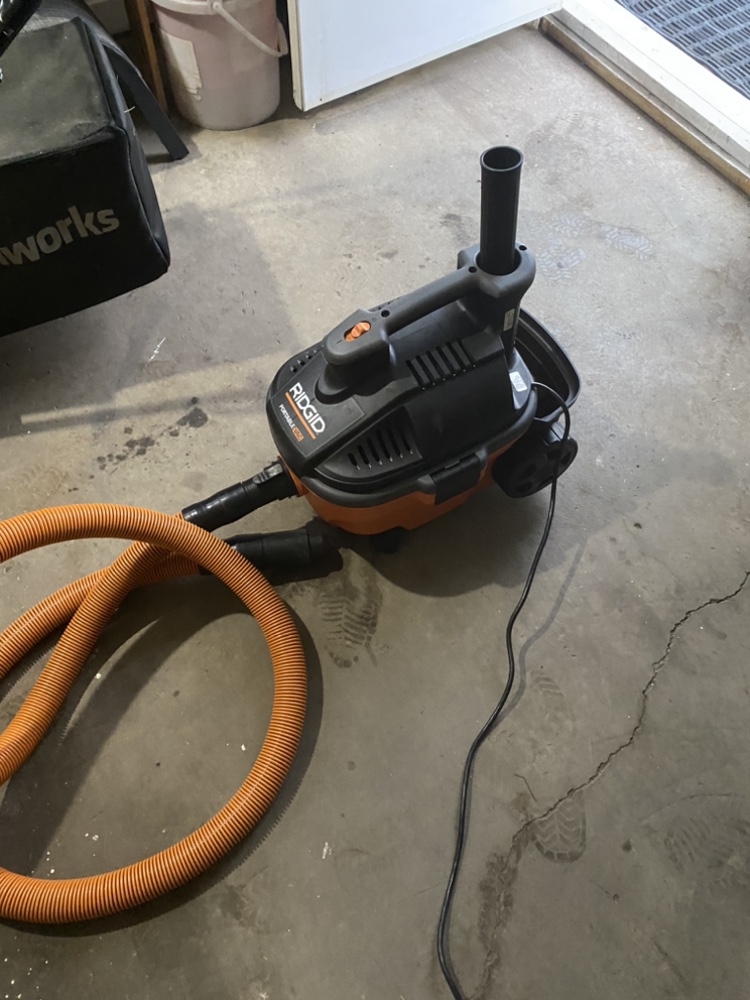 Ridgid vacuum (work)