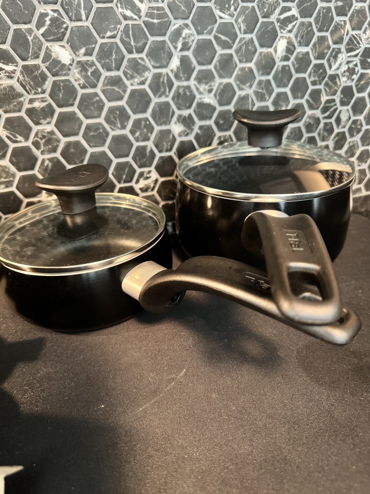T-Fal 5.5” & 6.5” Pots (like new-2 for $30) thumbnail