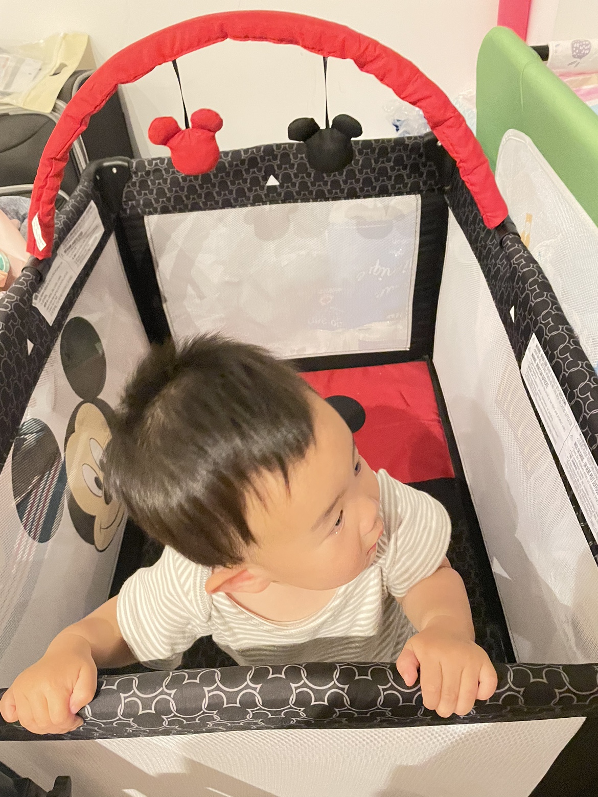 Disney Peeking Mickey Playard / Playpen - photo 4