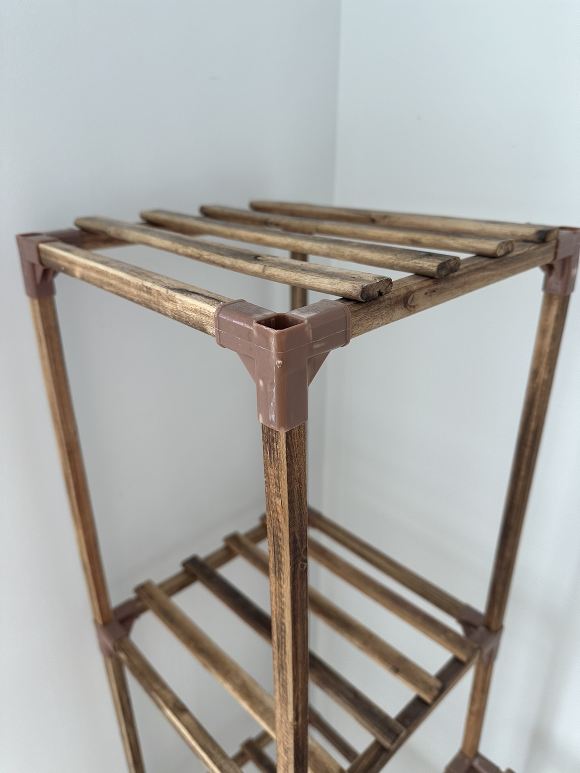 Modular Bamboo Bookshelf Plant Stand - photo 4