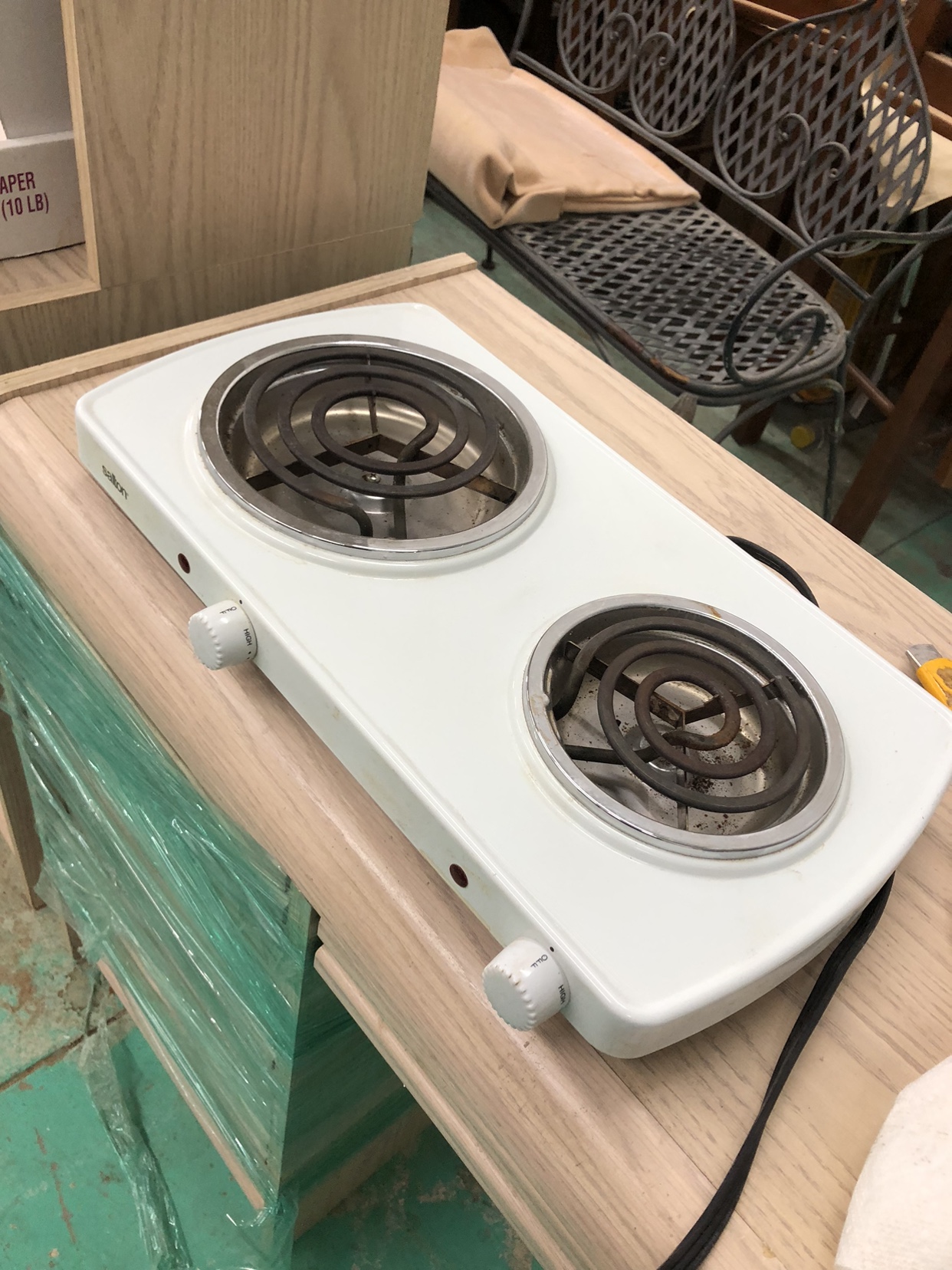 Salton portable cooking range