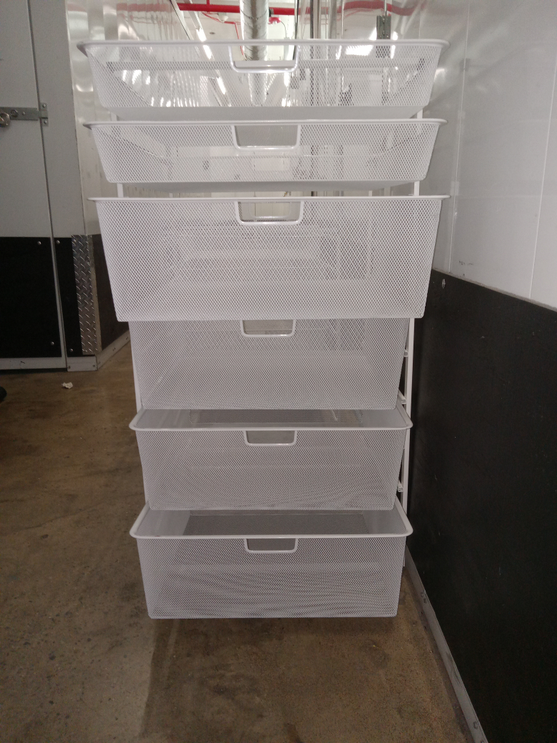 Elfa White Wide Tall Drawer Solution  ($265 msrp