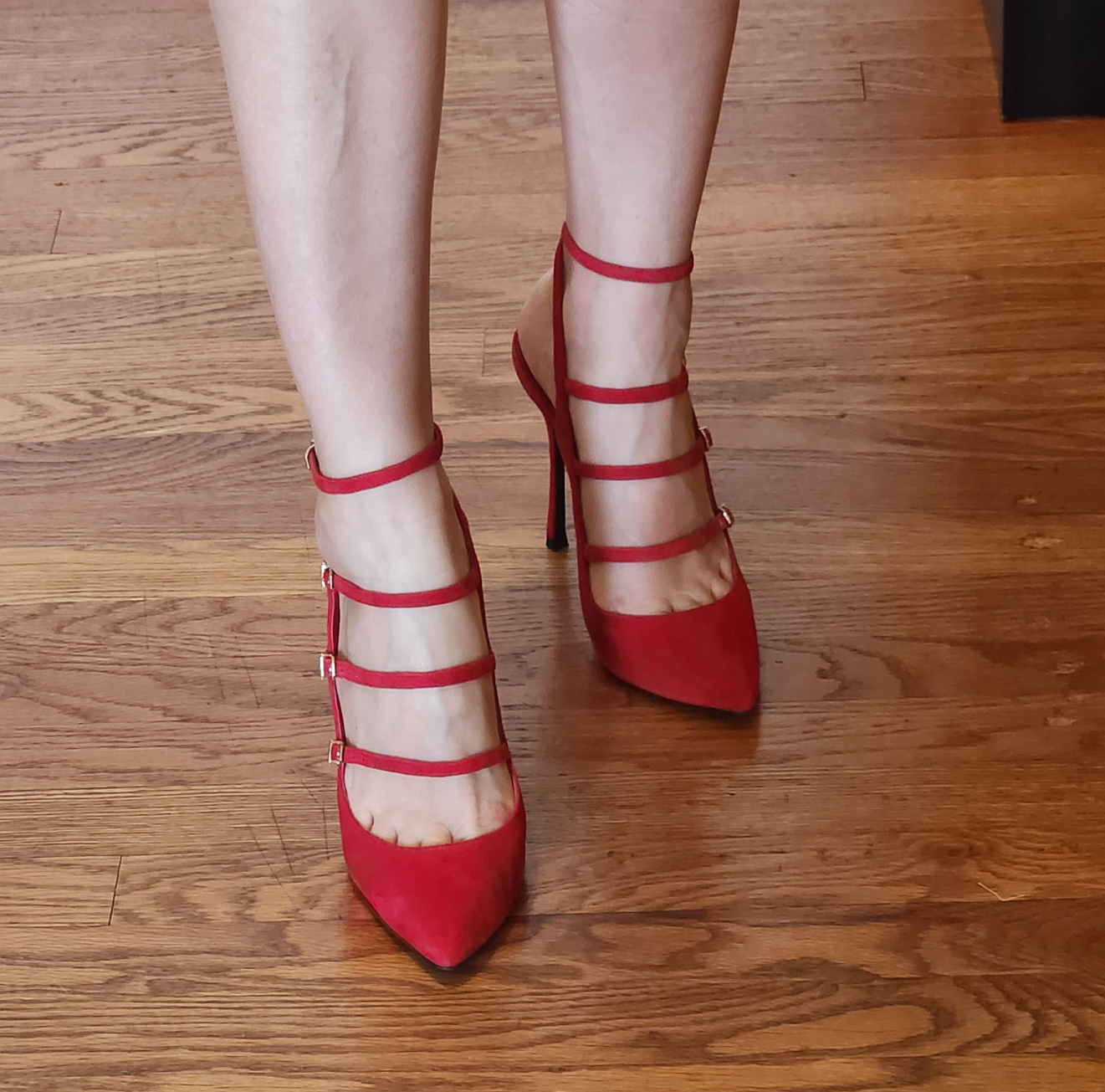 ALDO Crelawet-62 red women high heels shoes size 8,5 - photo 4