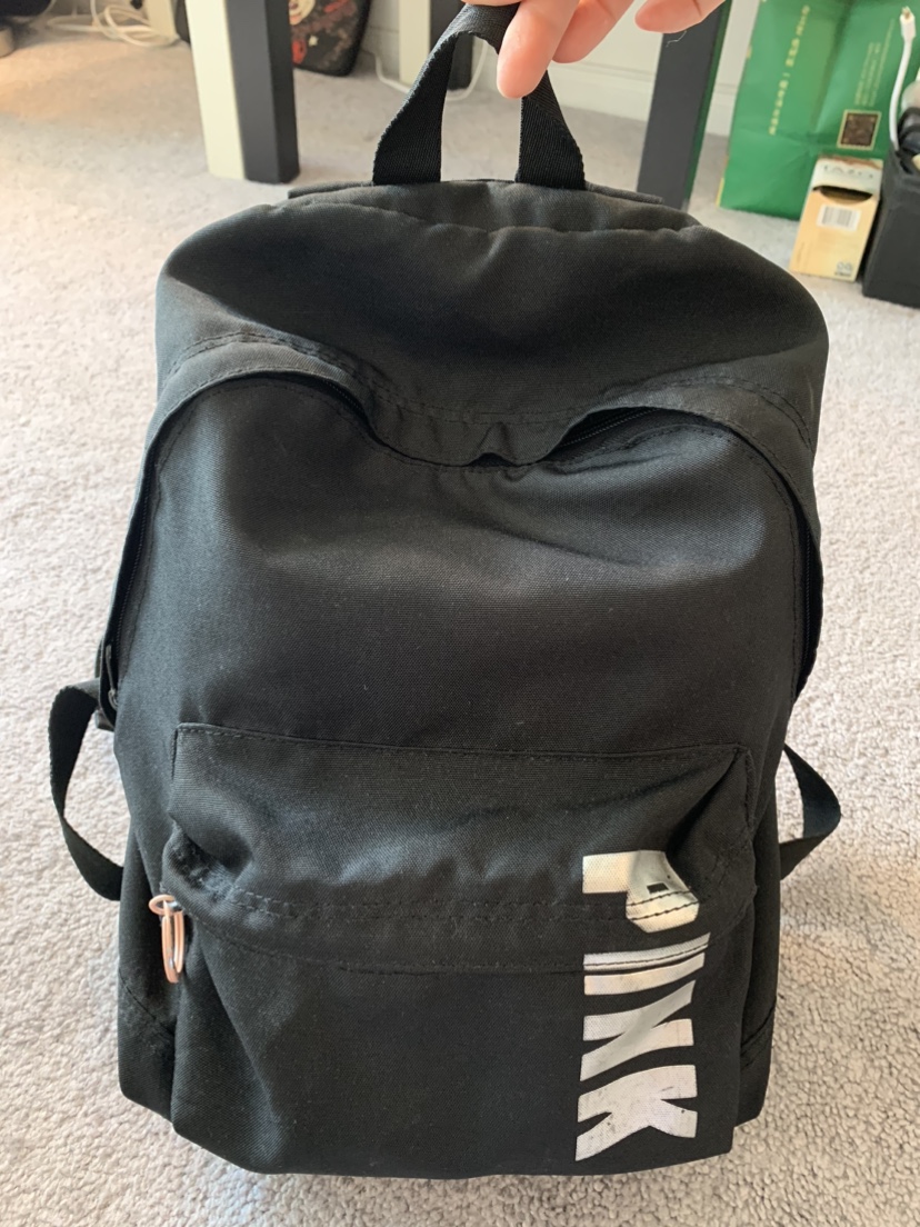 Pink backpack