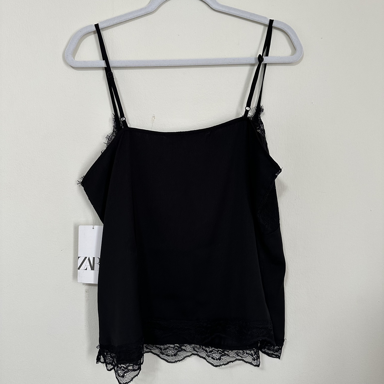 NWT Zara black lace camisole image indicator(2)
