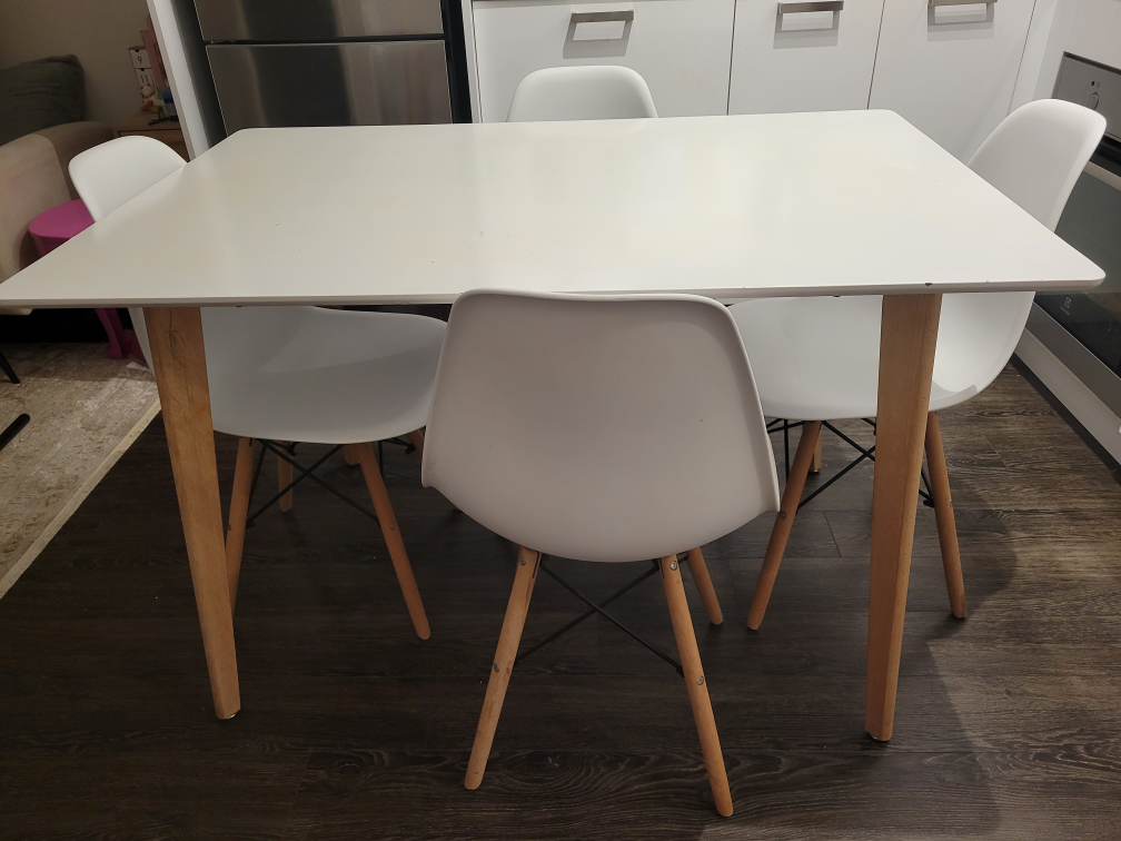 Dining Kitchen Table with 4 chairs - photo 2