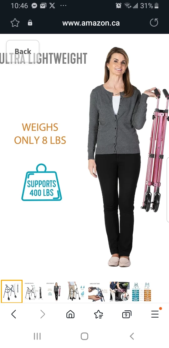 Able Life Space Saver Walker, brand new image indicator(6)