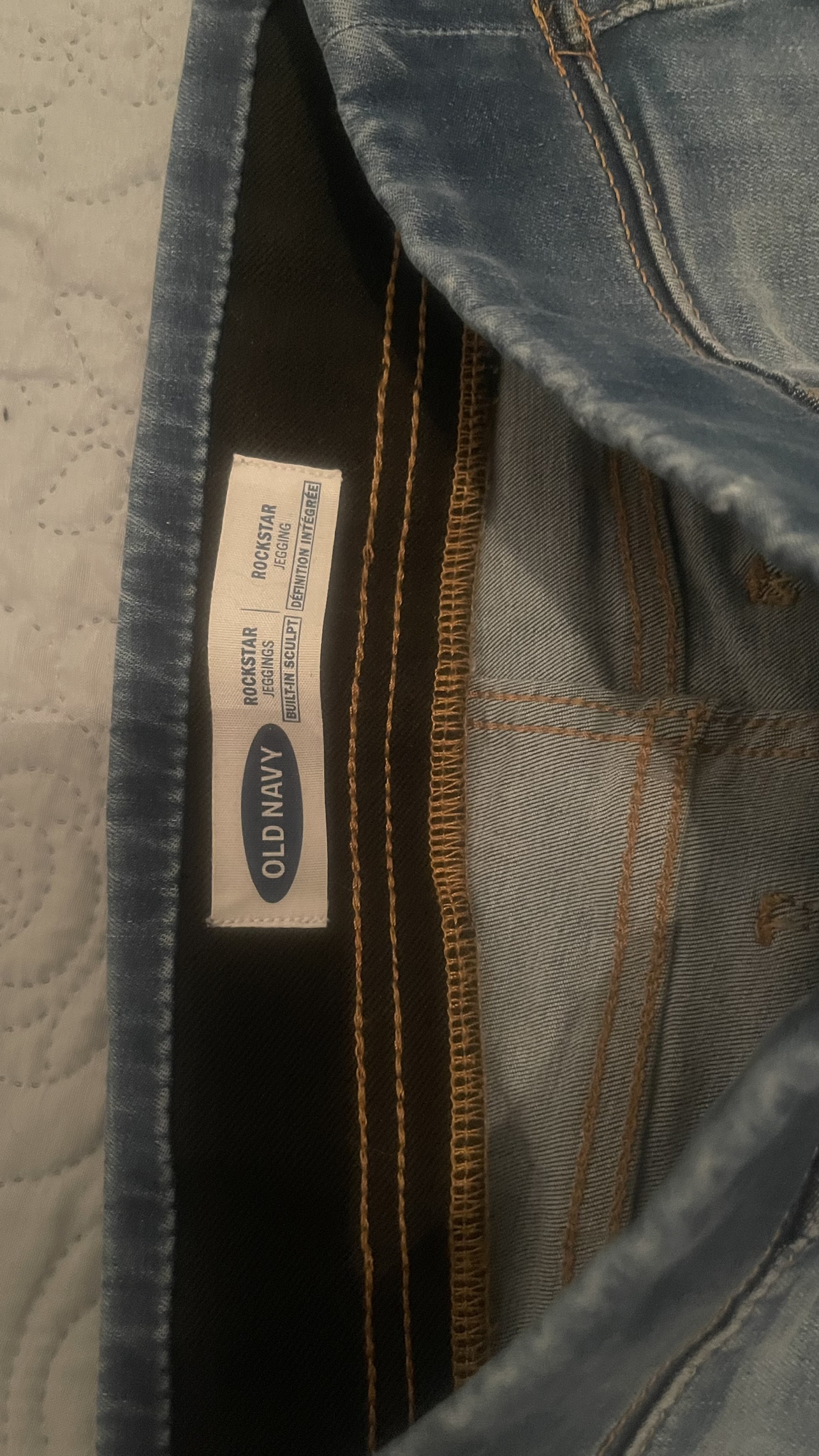 Old Navy denim pants - like new image indicator(5)
