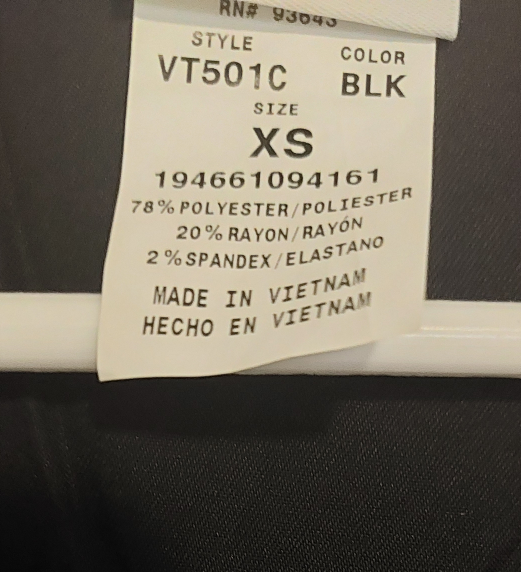 Black Scrub Set [XS] image indicator(3)