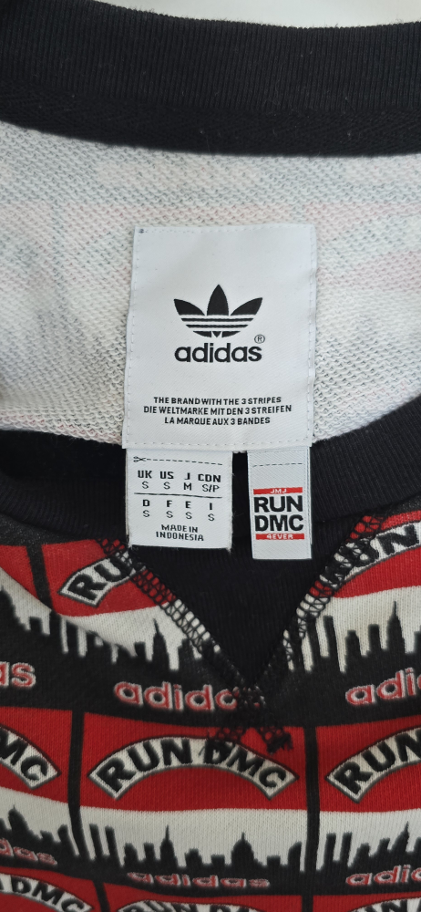 Rare Vintage Adidas Originals Men's Run DMC Crew Neck Sweatshirt image indicator(4)