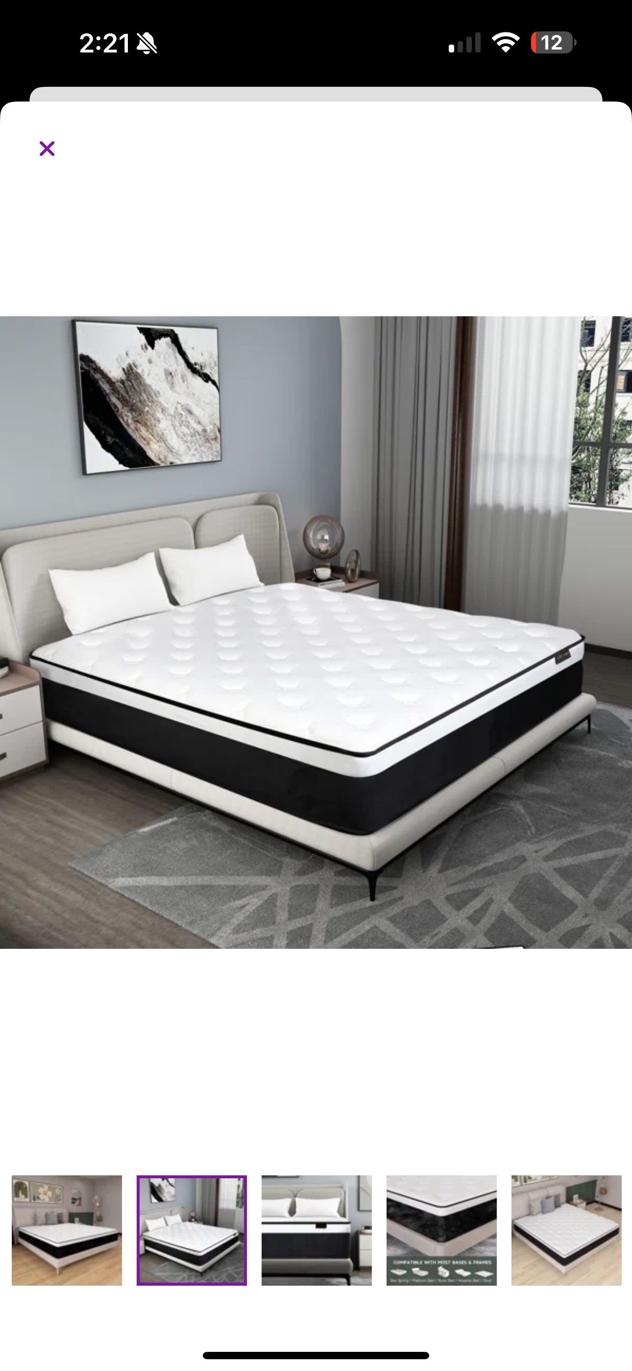 Mattress, queen size