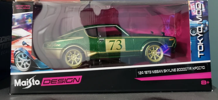 Maisto 1:24 1973 Nissan Skyline 2000GT-R Tokyo Mod