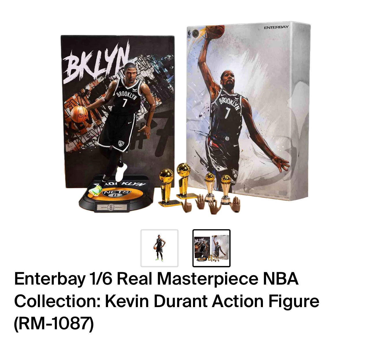 Enterbay Kevin Durant 1/6 NBA Collection Action Figure image indicator(3)