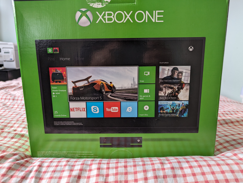 X-Box One with 5 Games