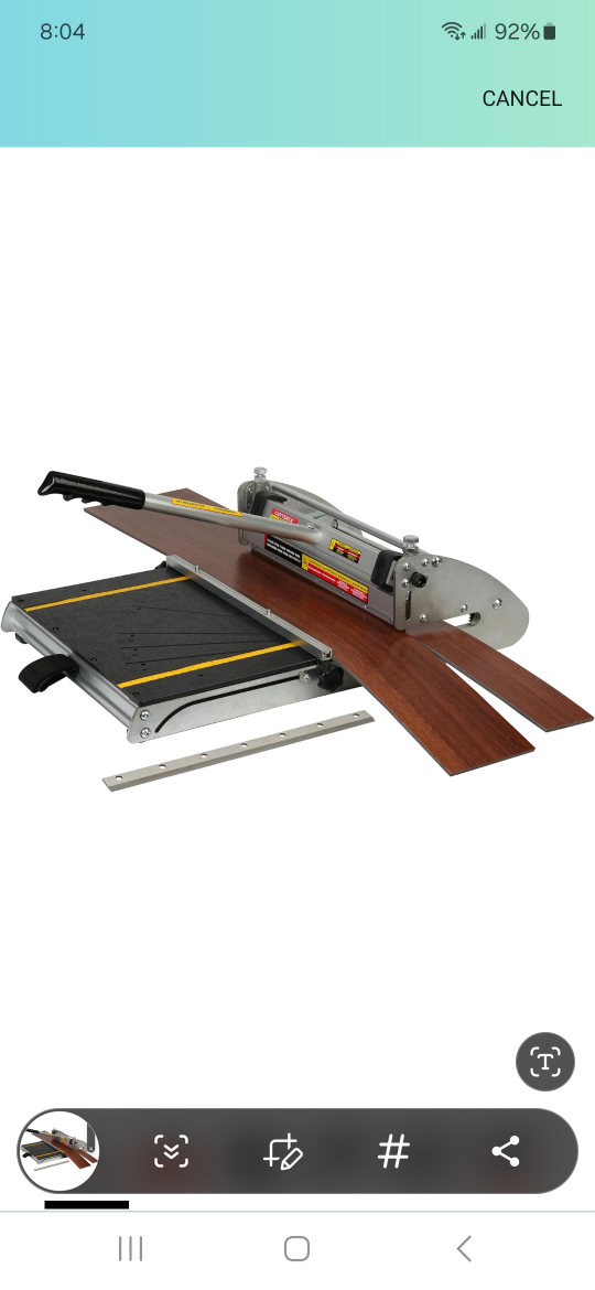 Cutterex 13" 360°  vinyl floor cutter