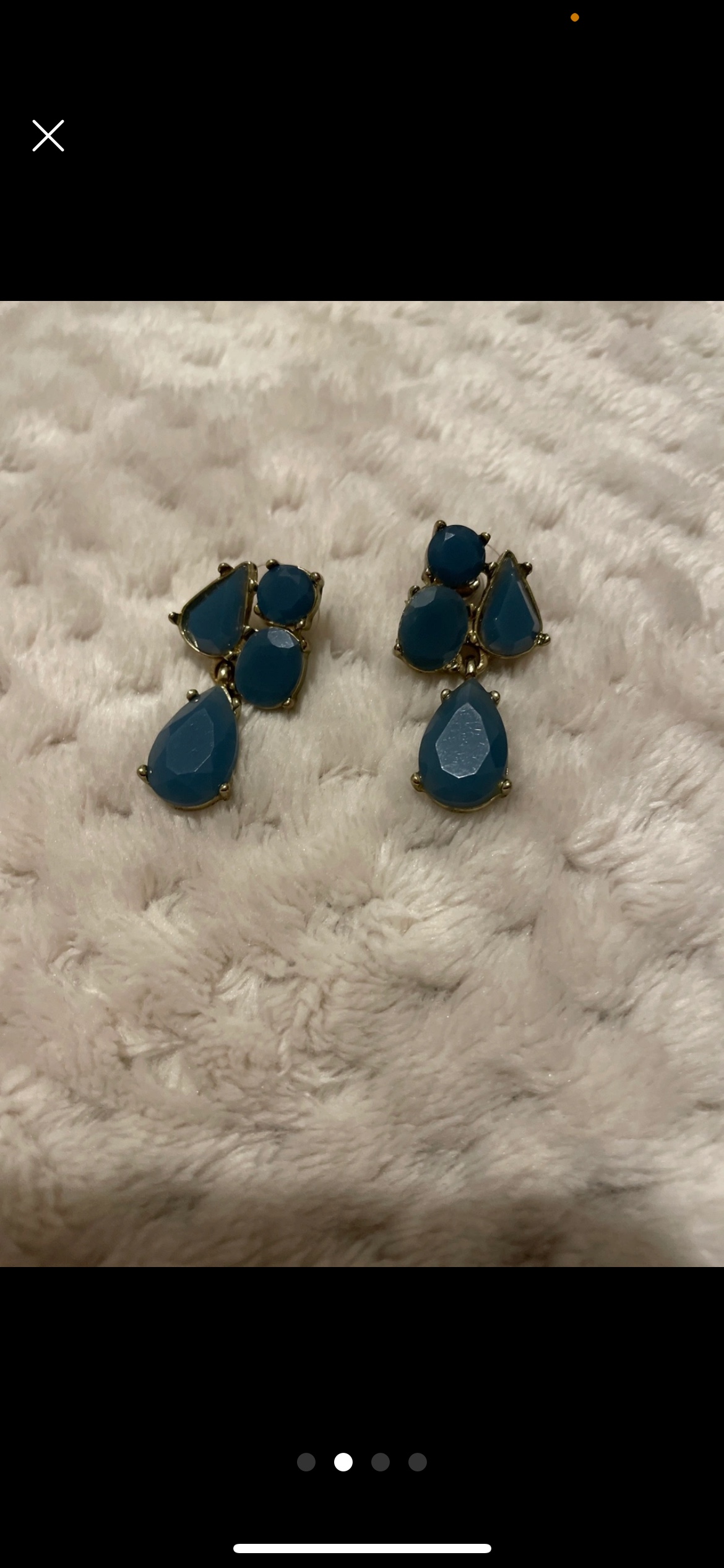 Summer blue earrings image indicator(3)
