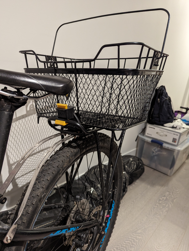 Topeak MTX Explorer bike rack with basket