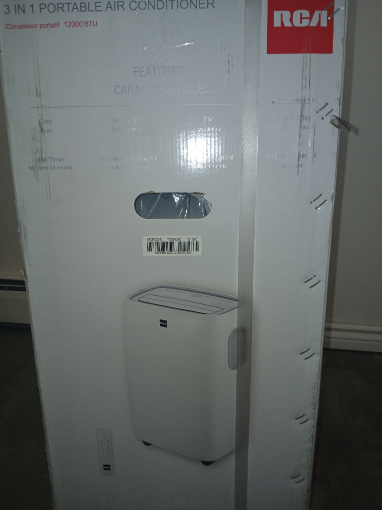 BRAND NEW RCA 12000 BTU PORTABLE AIR CONDITIONER - photo 4