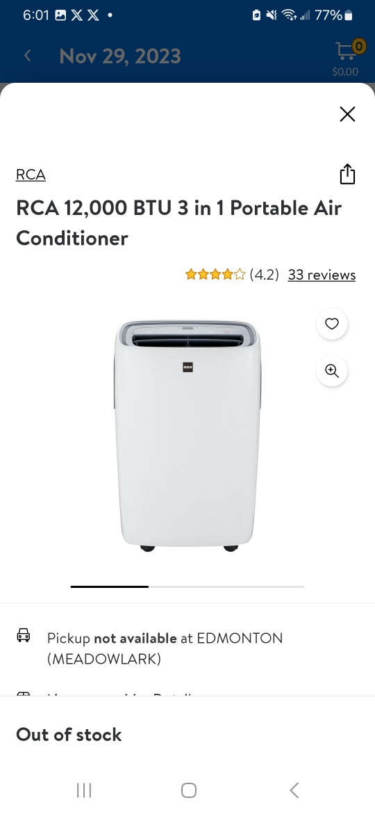BRAND NEW RCA 12000 BTU PORTABLE AIR CONDITIONER - photo 5