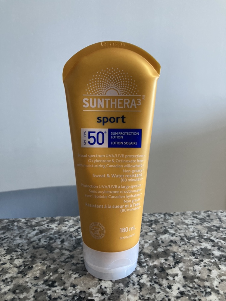Free: Sunscreen SPF50 (used once)