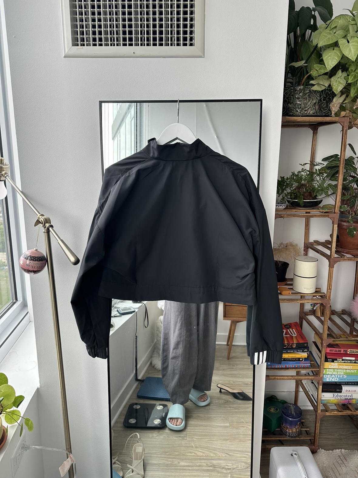 Black Adidas Cropped Boxy Jacket - photo 2