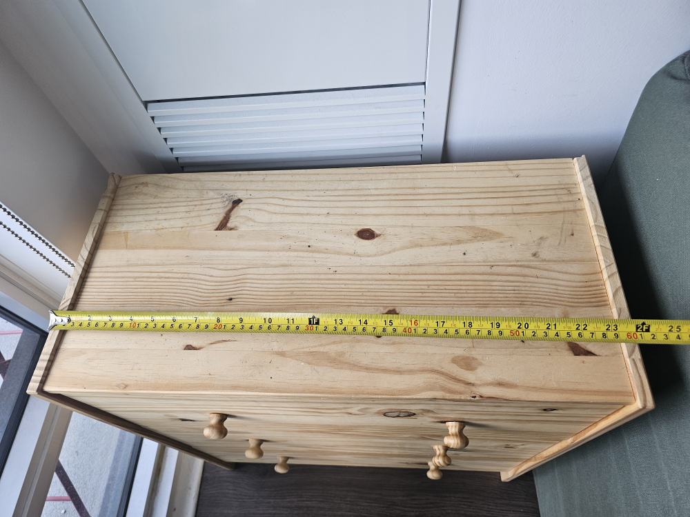Small 3 drawer IKEA dresser - photo 4