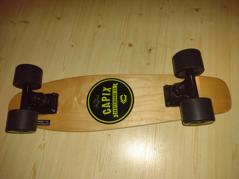 Capix X-Ray 22.5" Skateboard bright yellow Used - photo 5
