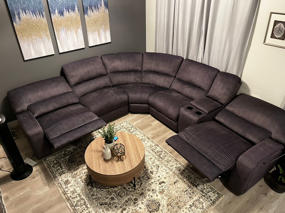 Grey Powered Recliner in Great Condition - Sectional - photo 3