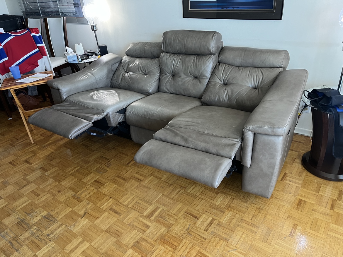 Electric Top Grain Leather Recliner From Elran - photo 2