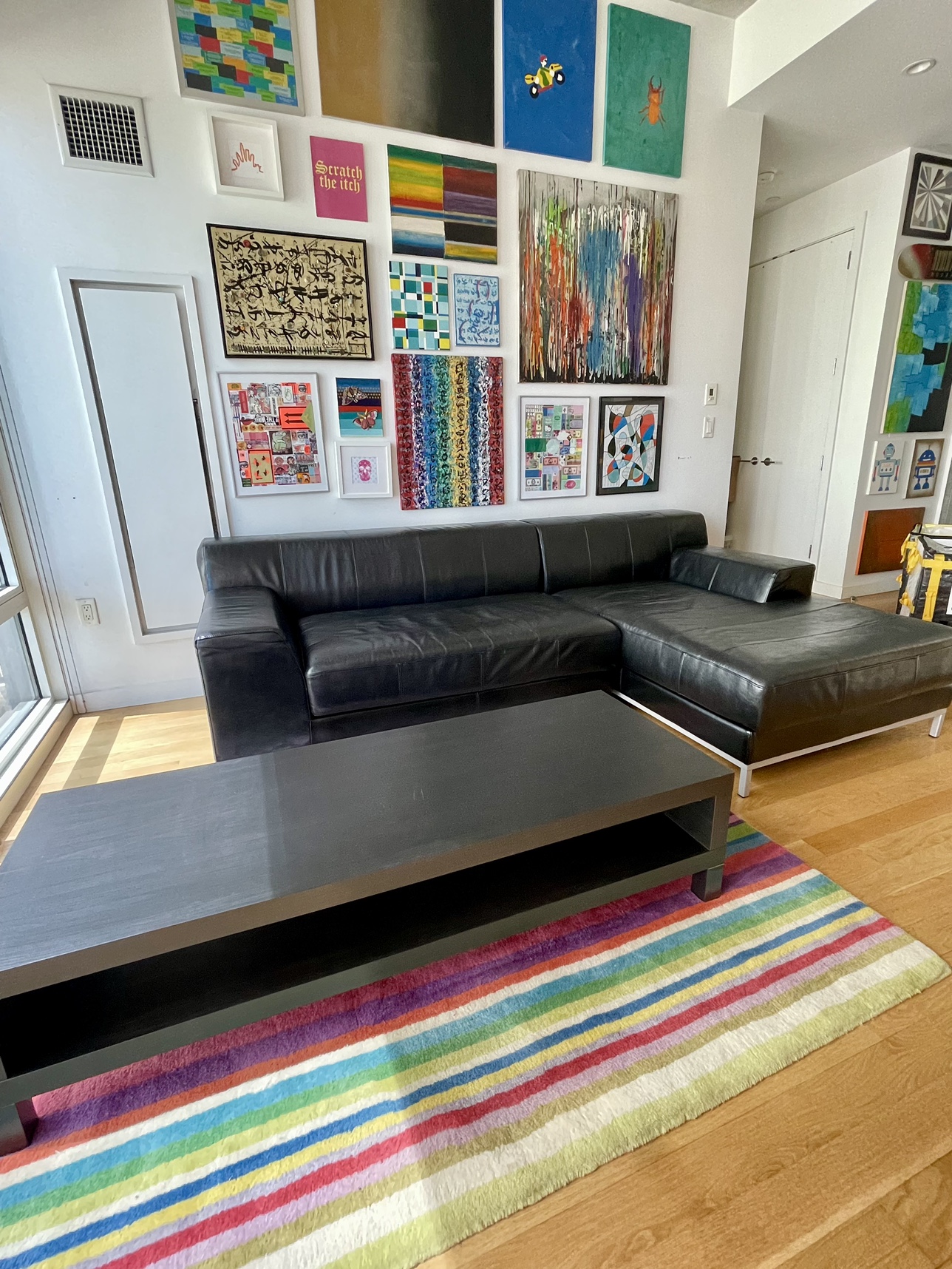 IKEA LACK Coffee table, black-brown - photo 4