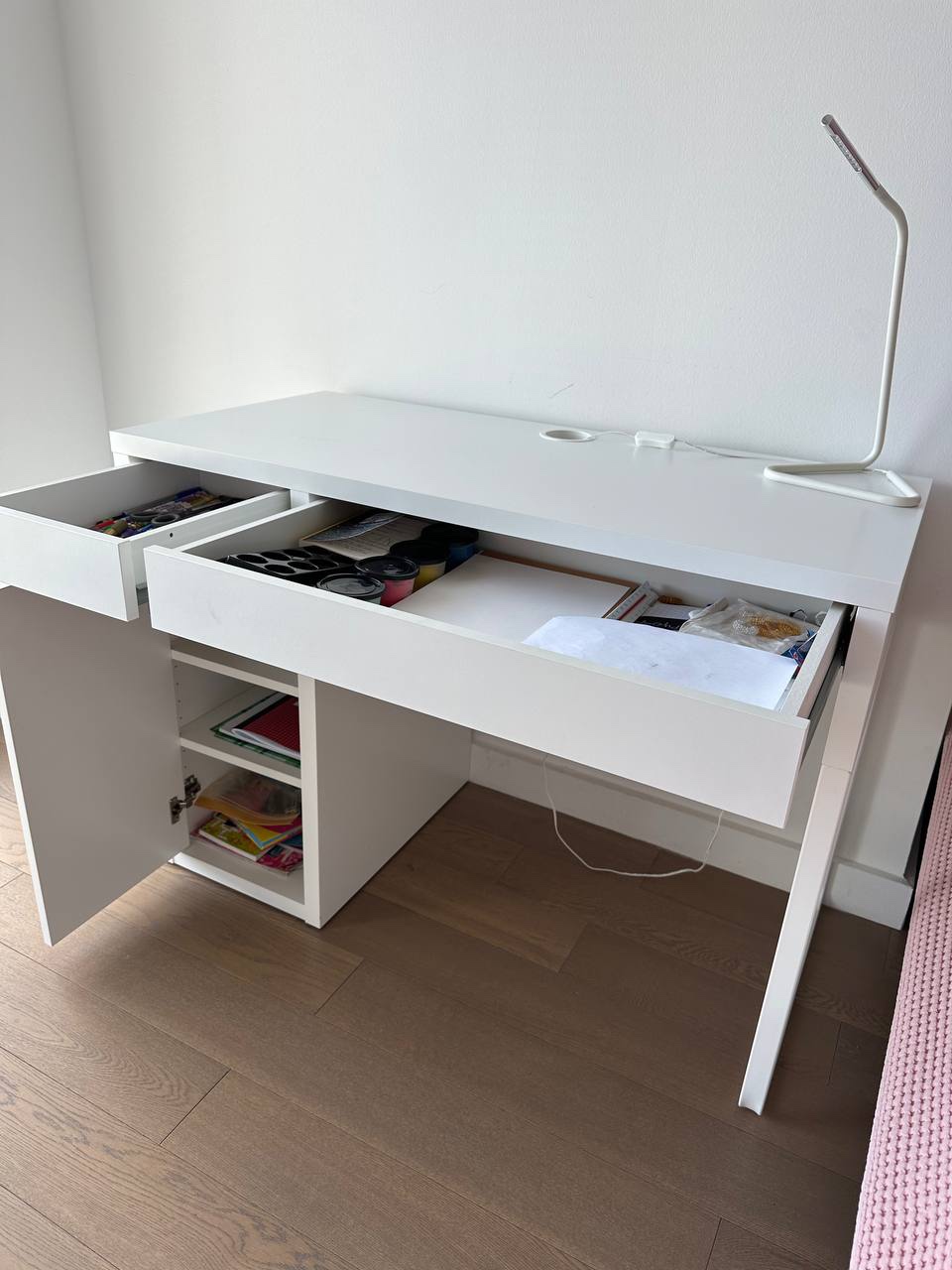 IKEA kids table, chair and lamp - photo 3