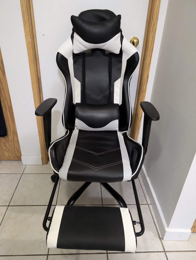 Reclining Gaming Chair with footrest - photo 4