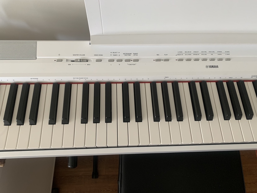 Yamaha P-115 weighted keys piano keyboard with stand and bench - photo 3