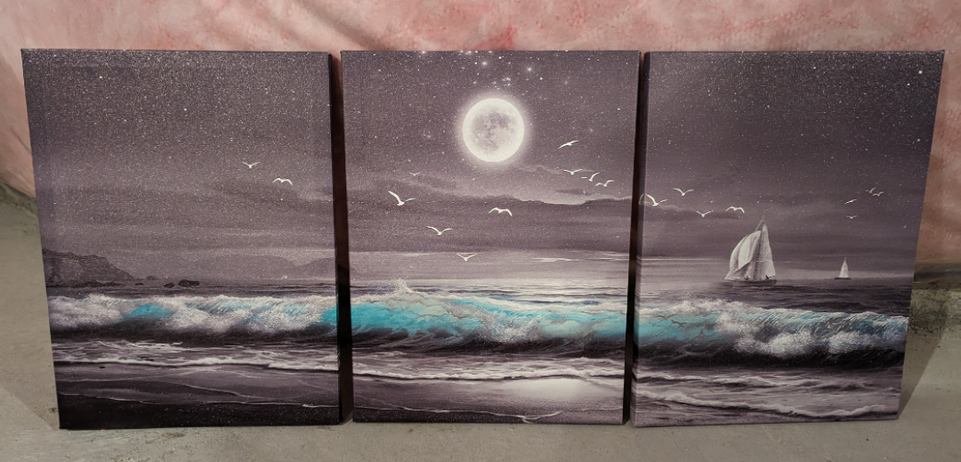 Ocean Beach Art Painting thumbnail