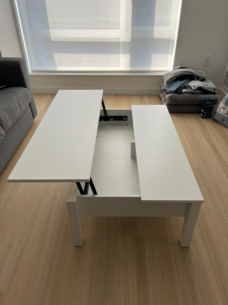 IKEA lift top coffee table