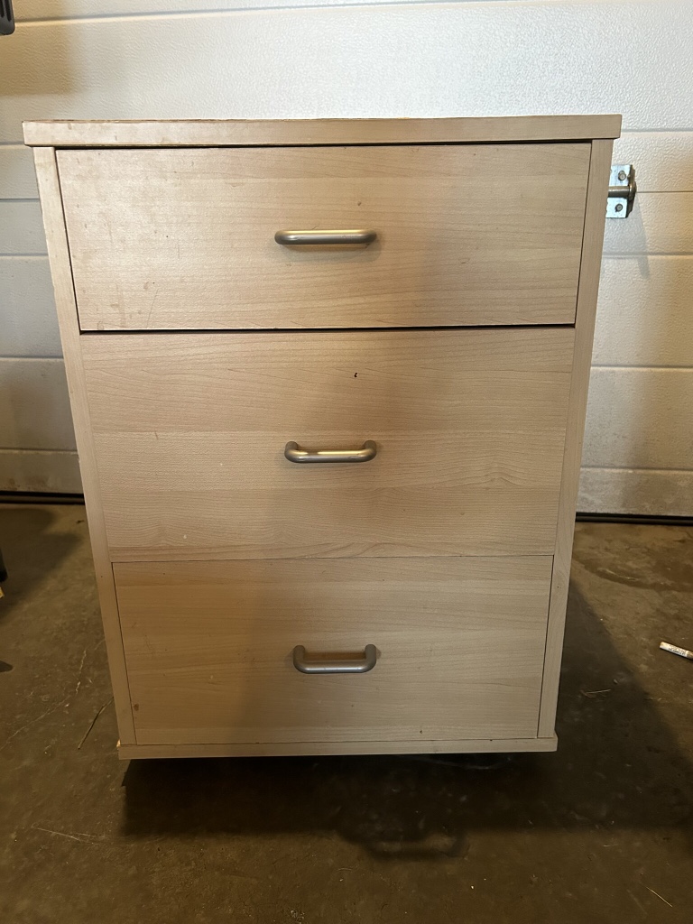 3 door end table